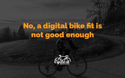 No, a digital bike fit is not good enough