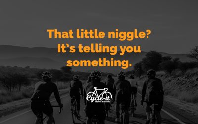 Why that little niggle on the bike matters more than you think